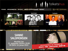 Tablet Screenshot of folketshus.struer.dk